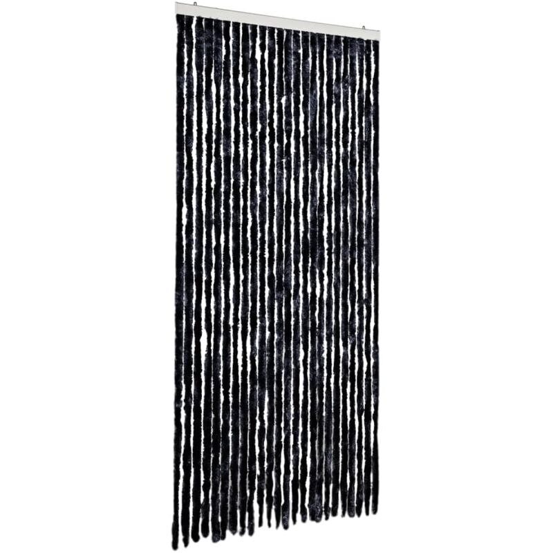 Insect Curtain Chenille Anthracite 100x220 cm - Anthracite - Vidaxl