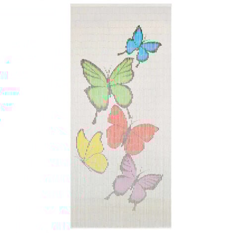 Insect Door Curtain Bamboo 90x200 cm vidaXL