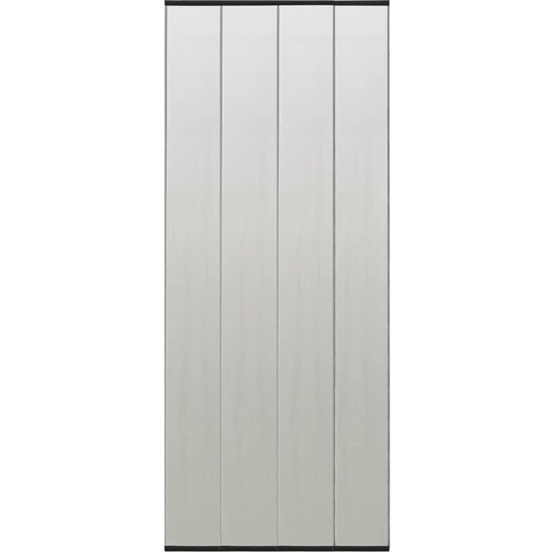 Vidaxl - Insect Door Screen With Mesh Curtain Black 100x220 Cm Polyester