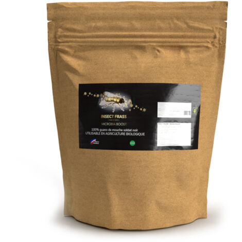 INSECT FRASS - Guano d'insectes en sachet de 4 kilos - Guano Diffusion