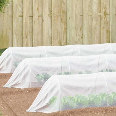 Insect Net White 2 x 10 m HDPE vidaXL