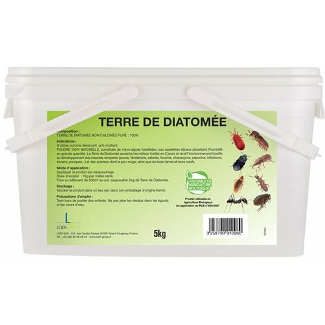 Insectan Terre De Diatomée Seau De 5kg
