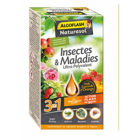 INSECTES, MALADIES & ACARIENS ULTRA POLYVALENT 250ML - ALGOFLASH