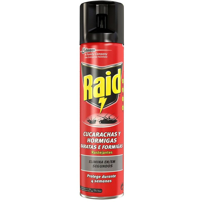 

Insecticida Raid Cucarachas Hormigas (400 ml)