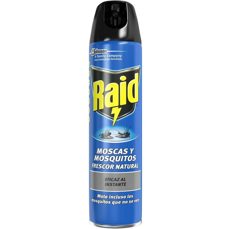 

Insecticida Raid Moscas Mosquitos Fresco (600 ml)