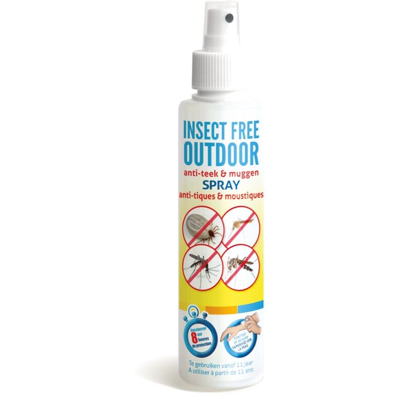 BSI - Insecticide 'Insect Free Outdoor' spécial moustiques. Spray 200 ml. . 64541