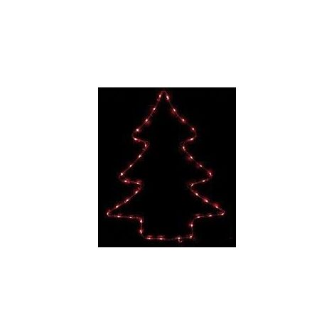 INSEGNA MICRO LED RENNA ROSSO A BATTERIA