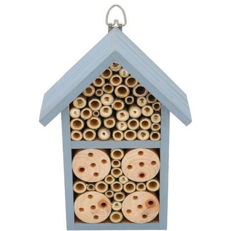 Insektenhotel aus Holz für Bienen und Schmetterlinge – Hängender Unterschlupf für Naturgärten