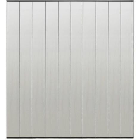Insektenschutz für Türen 10-tlg. Netzvorhang Schwarz 240x240 cm