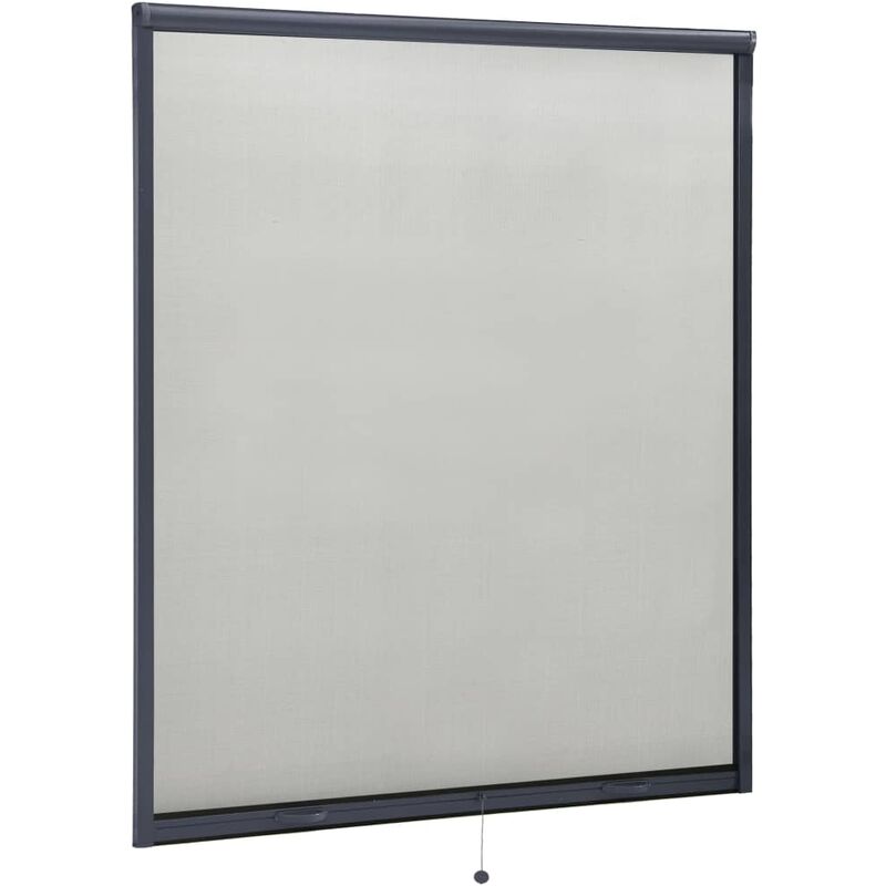 Betterlife - Insektenschutzrollo für Fenster Anthrazit 160x170 cm