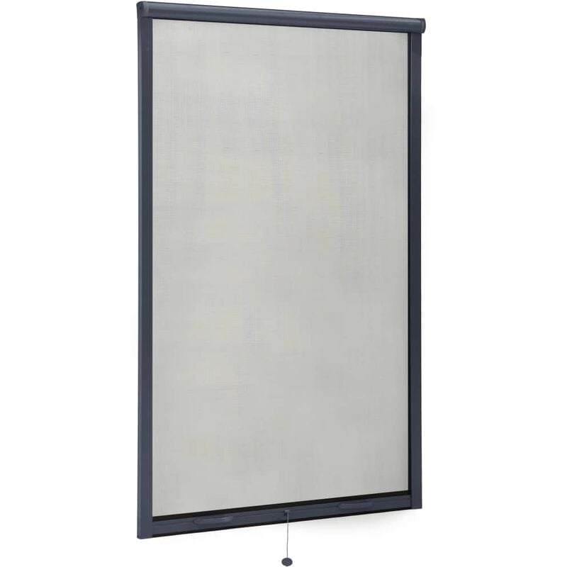 Insektenschutzrollo für Fenster Anthrazit 100x170 cm