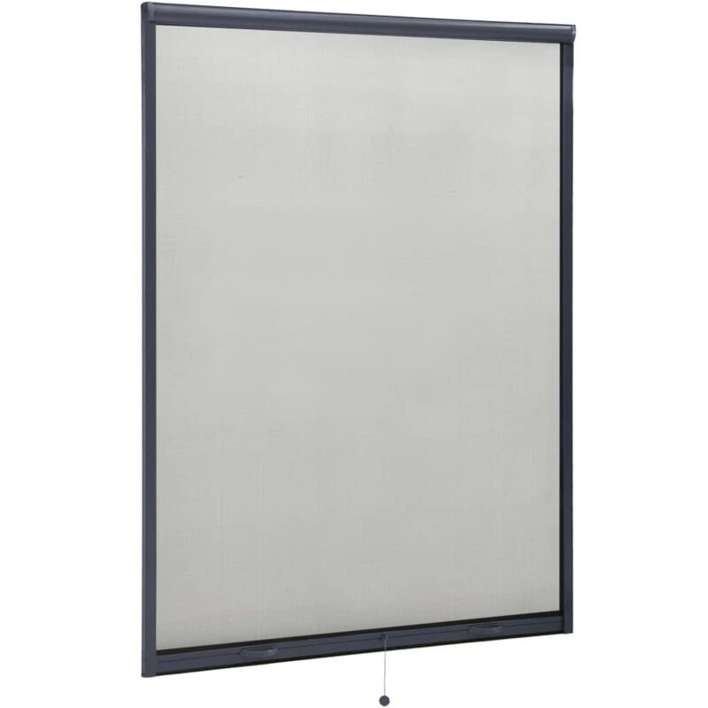 Insektenschutzrollo für Fenster Anthrazit 130x170 cm