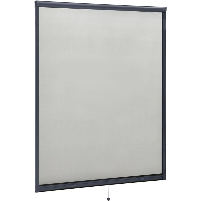 Insektenschutzrollo für Fenster Anthrazit 140x170 cm