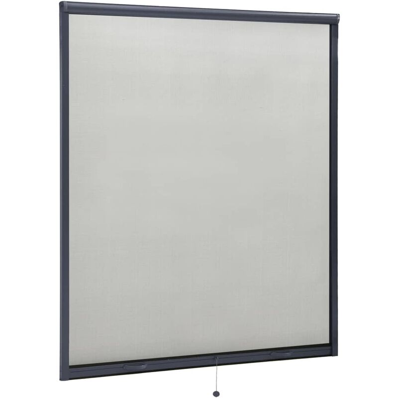 Insektenschutzrollo für Fenster Anthrazit 160x170 cm