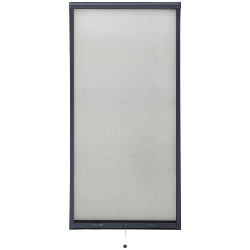 Insektenschutzrollo für Fenster Anthrazit 80x170 cm