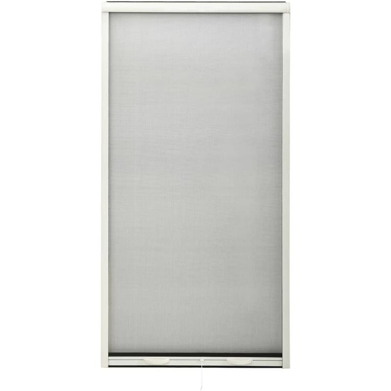 Insektenschutzrollo für Fenster Weiß 90x170 cm