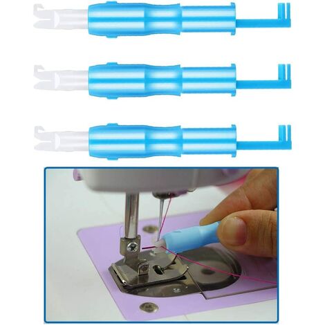 archetto 12 pezzi infila-aghi per macchina da cucire 4,5 x 2 cm filo di plastica inserti in plastica infila-aghi in plastica TTFLY 