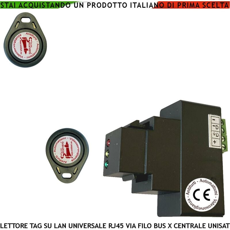Inseritore Trasponder con 2 tag Codifica unisat