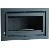 Insert De Cheminée FM Biomasa I-170 - 12.6kW - Porte En Fonte - Noir - NEUF (sans Emballage D'origine)