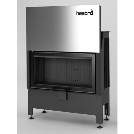 Insert à bois Heatro 81H noir- 92cm
