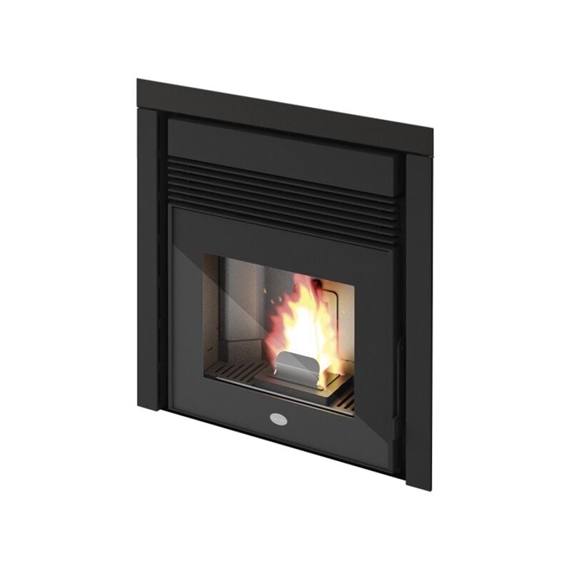 Insert à granules ventilé Eva Calor Andrea 8.5 kW Avec socle