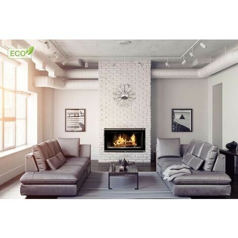 Insert cheminée à bois 9,4 kW – Efficacité énergétique 63,7 % – Pour bois dur – Dimensions 620x365x365 mm – Capacité de chauffe 94 m² – Uniflam - W16-9