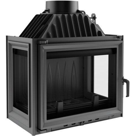 Insert cheminée d'angle Trivision 10 kw