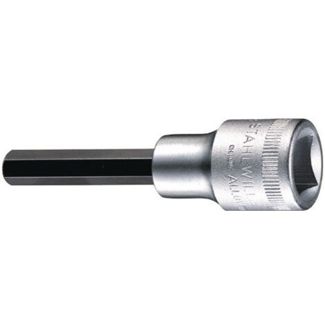 Insert clé à douille 1054/12 1/2 pouce 6 pans SW 12mm L.140mm STAHLWILLE