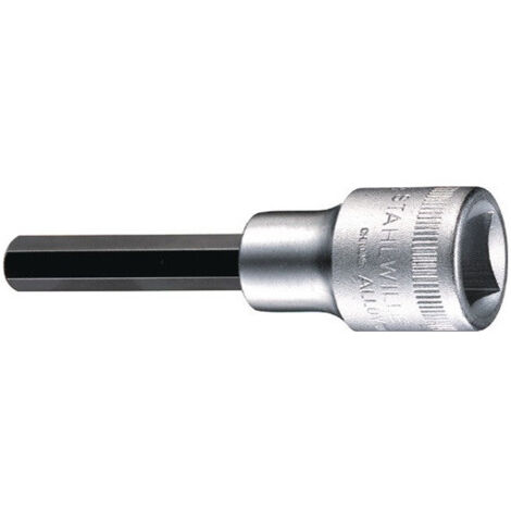 Insert clé à douille 1054/8 K 1/2 pouce 6 pans SW 8mm L.120mm STAHLWILLE