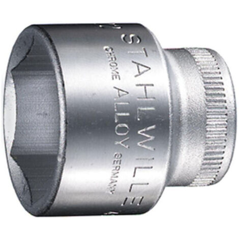 Insert clé à douille 456 21 3/8 pouces 6 pans SW 21mm L.34mm STAHLWILLE (Par 10)