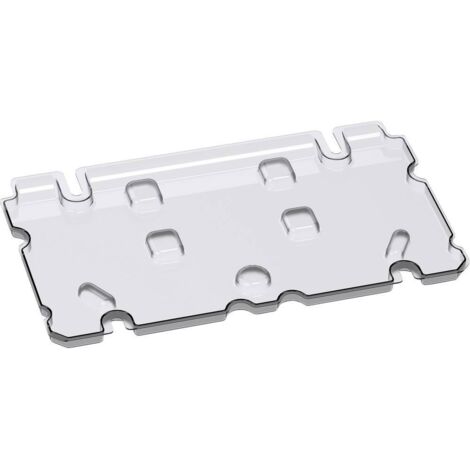 Insert de boîte à outils tanos 83500890 transparent 153x257 mm