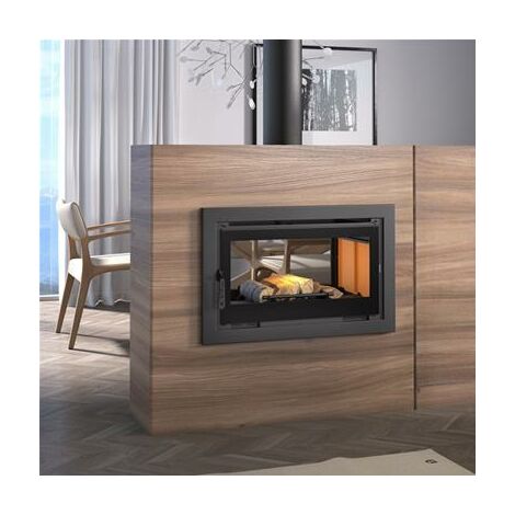Insert de cheminée en acier 14.5 Kw
