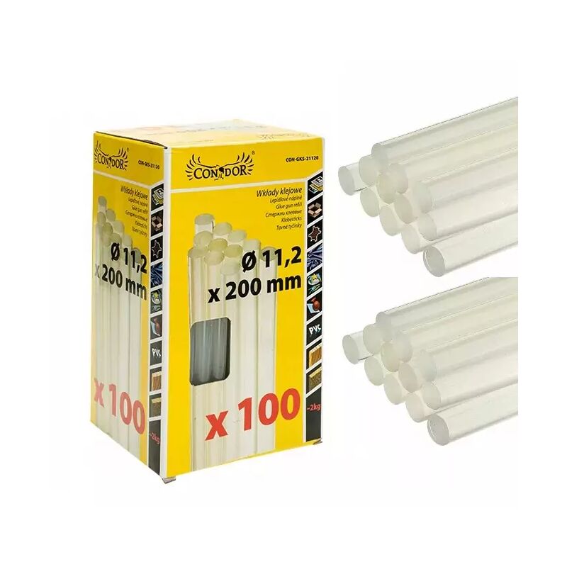 INSERT DE COLLE 11,2x200mm/1kg TRANSPARENT