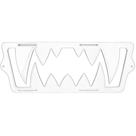 Insert de dents de calandre avant, décoration, Look Cool, remplacement central de pare-chocs pour Polaris Slingshot 2015 – 2025 blanc
