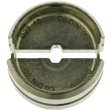 Insert de mâchoire de sertissage hexagonal pour cosse de câble 10 mm²