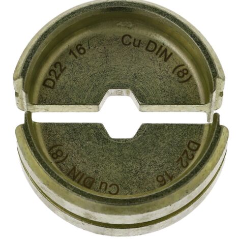 Insert de mâchoire de sertissage hexagonal pour cosse de câble 16 mm²