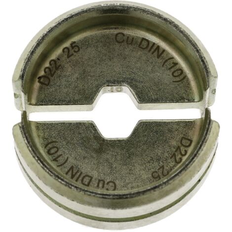 Insert de mâchoire de sertissage hexagonal pour cosse de câble 25 mm²