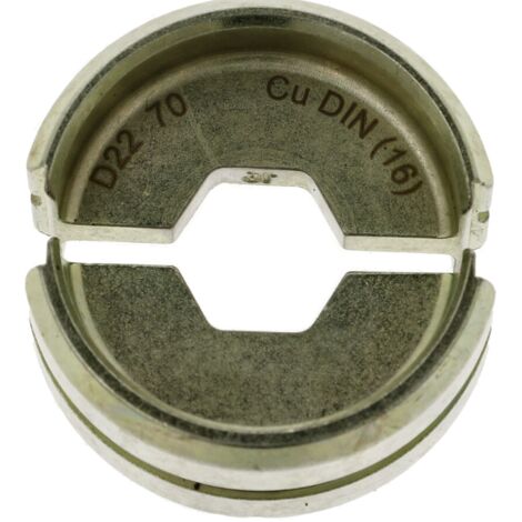 Insert de mâchoire de sertissage hexagonal pour cosse de câble 70 mm²