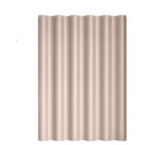 Insert de rideau de douche, rideaux de salle de bain hydrofuges, œillets antirouille en haut, ourlet lesté en bas, lavable en machine (6 pièces, beige)