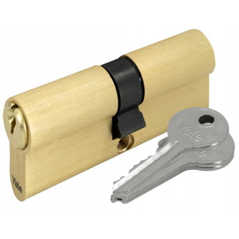 Insert de serrure en laiton 30/30 mm + 3 clés
