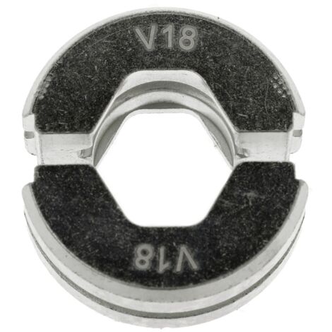 Insert de sertissage V18 pour mâchoire universelle