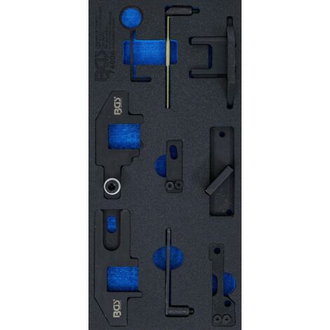 INSERT DE SERVANTE D'ATELIER 1/3 : COFFRET DE CALAGE  POUR PSA 1.0 EB0 1.2 EB2 ESSENCE BGS 74606