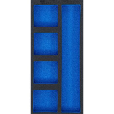 INSERT DE SERVANTE D'ATELIER 1/3, VIDE : 5 TABLETTES  408 X 189 X 32 MM BGS 74362