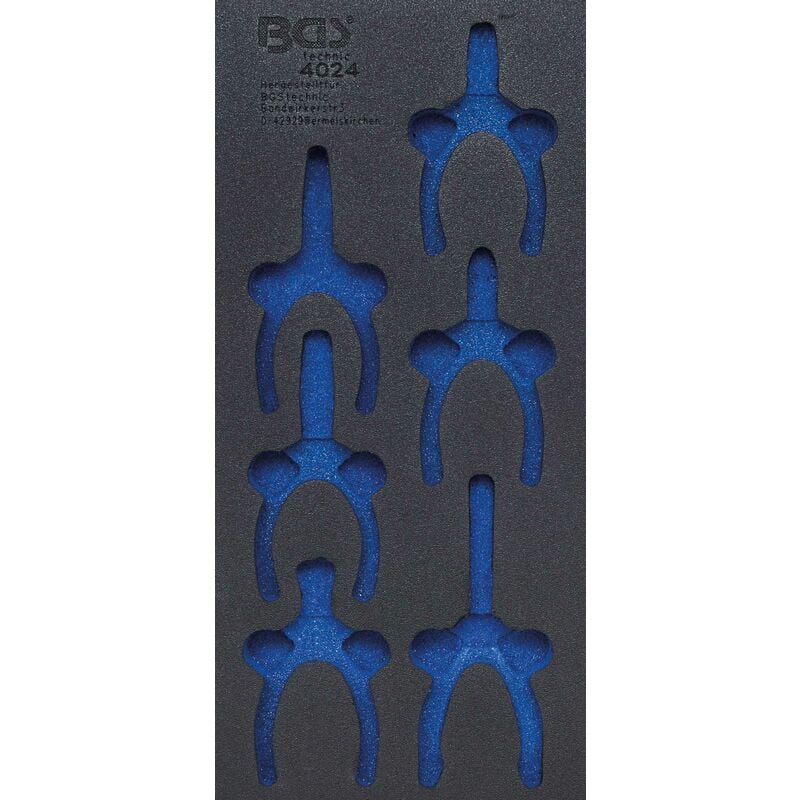 Insert de servante d'atelier 1/3, vide pour art. 4024 bgs 4024-1