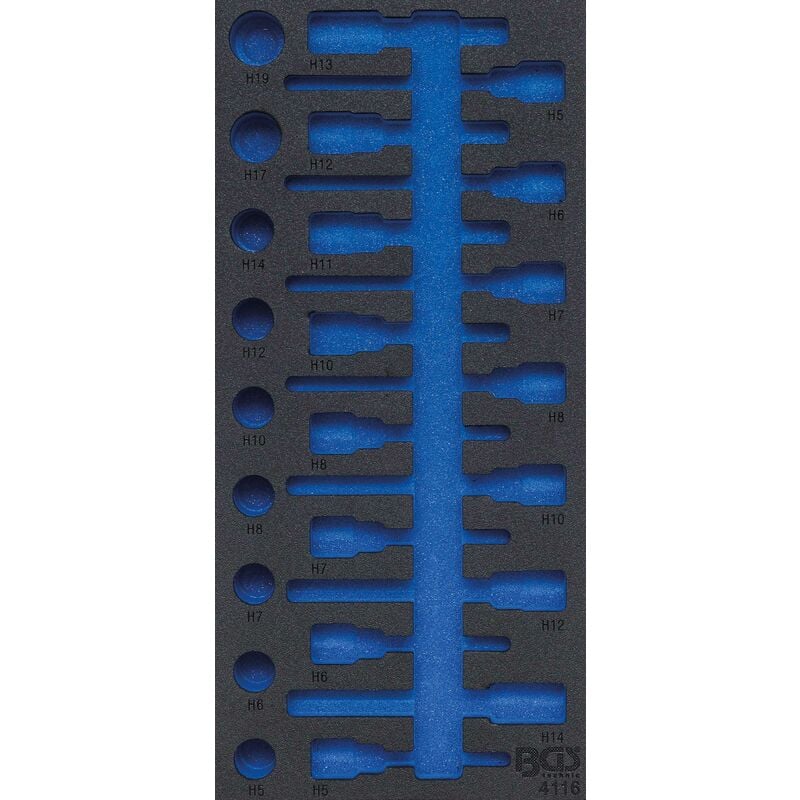 Insert De Servante D'Atelier 1/3 Vide Pour Art. 4116 Bgs 4116-1