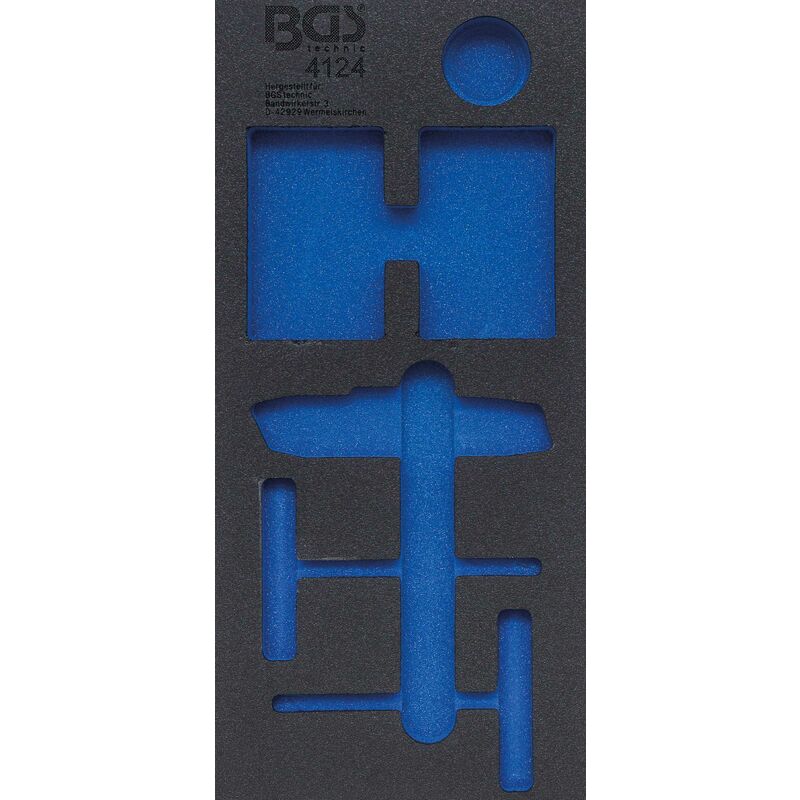 Insert de servante d'atelier 1/3, vide pour art. 4124 bgs 4124-1