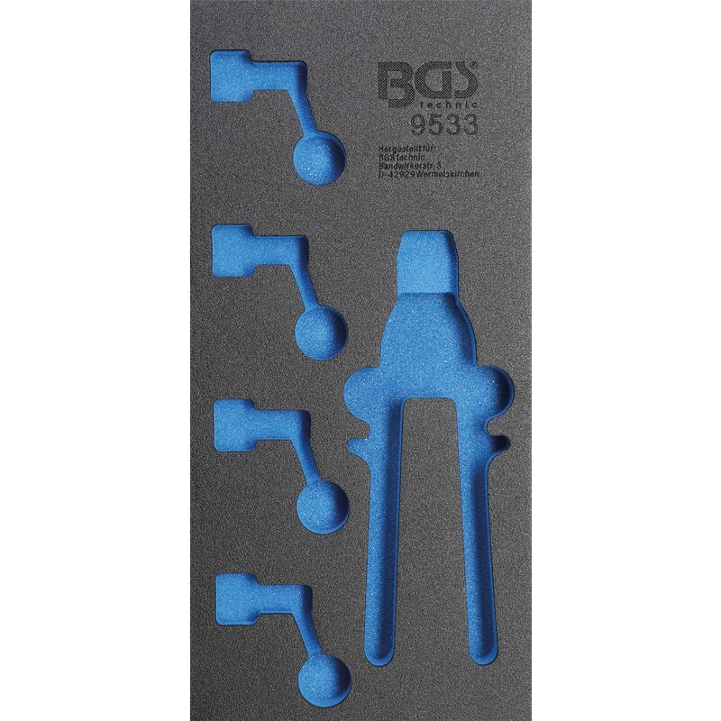 Bgs Technic - insert de servante d'atelier 1/3 vide pour ART.9533 bgs 9533-2