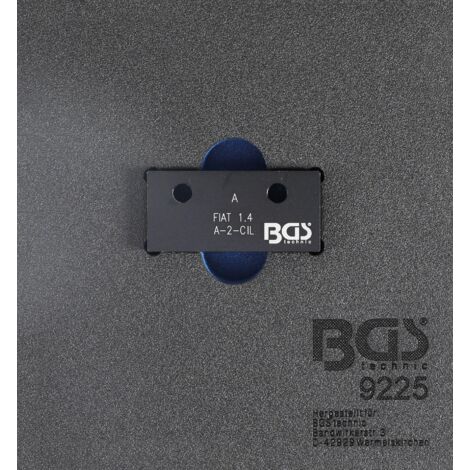 Insert de servante d'atelier 1/6 : Bloc d’outil de calage d'arbre à came pour Fiat, Lancia 1.4 12V BGS