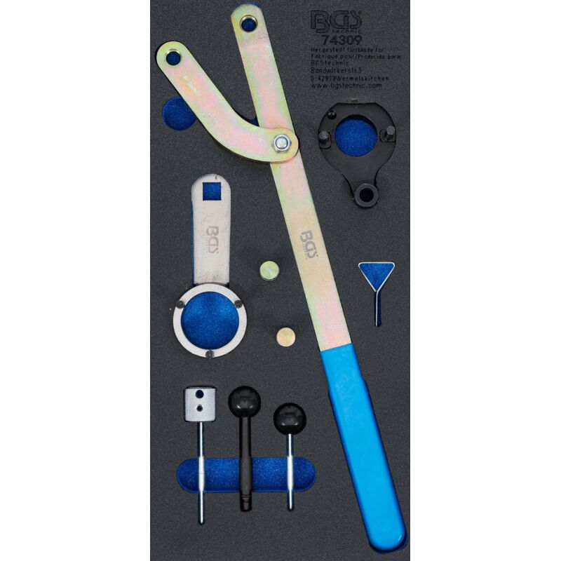 Bgs Technic - Insert de servante d'atelier 1/3 : Coffret de calage pour vag 2.0 tdi Common Rail