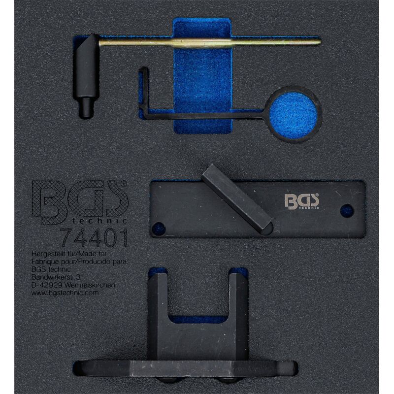 Bgs Technic - Insert de servante d'atelier 1/6: Coffret de calage pour Citroën, Peugeot 1.2 gdi PureTech